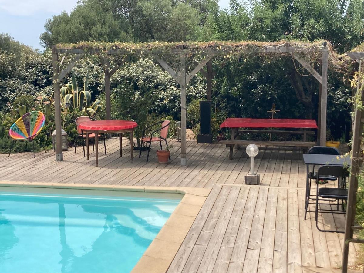 B&B Macchia Verdata avec piscine chauffée Monacia-d'Aullene Exterior foto